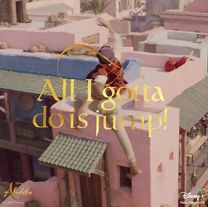 810K views · 3.4K reactions | "All I gotta do is jump!" #Aladdin is onw streaming on #DisneyPlus | Aladdin | Facebook