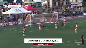 We are kicking off Sunday with a Tullamore Dew Shot from the Past! Hosting FC Indiana at Keyworth on June 27, 2017, Spencer Glass came up from his position on the backline for this laser off the left boot - giving Le Rouge the 2-0 victory. | Detroit City FC