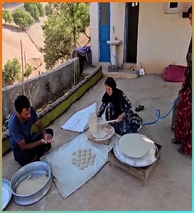 188K views · 2.1K reactions | The first wife bakes traditional bread while the second wife reacts with jealousy and anger. #nomadic #reelfb #life #adventure #nomadlife | Iranian Lifestyle | Facebook