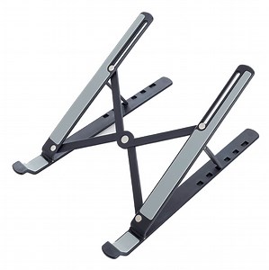 [Hot Item] Mobix Adjustable Ergonomic Laptop Computer Stand, Portable and Foldable Aluminum Ventilated Notebook Riser Stand for Laptop