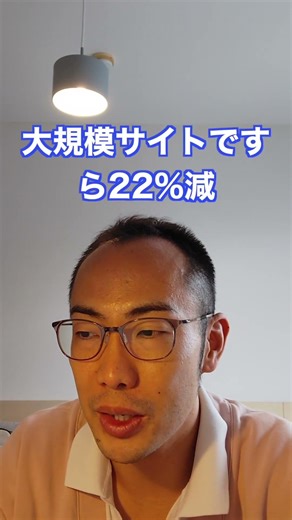 小さいサイトのGoogle流入、2年で60%消滅【最新データ】