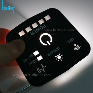 [Hot Item] Laser Etching LED Backlight Buttons/Keyboard Silicone Rubber Keypad