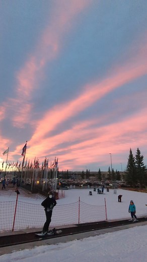6.6K views · 117 reactions | Beautiful sunset tonight in Calgary ❤️ As seen from WinSport's Canada Olympic Park #Canada #beautifulday | CMcalgary | Facebook