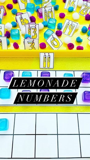 Kindergarten • Math on Instagram: "Lemonade Ice Cube 流 Counting! ✨Pick a Lemonade Numeral Card ✨Count That Many Ice Cubes onto the Ten Frame ✨Repeat! • #kindergartenteacher #firstgradeteacher #firstyearteacher #kinderteacher #prekteacher #teachersofinstagram #happyclassrooms"