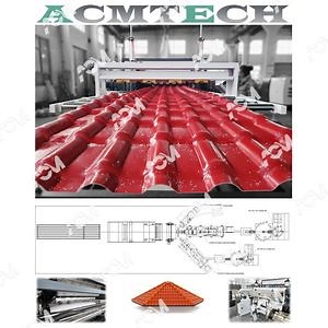 [Hot Item] Acm Machine Three-Layer Co-Extrusion PMMA Sodium Silicate Insulation Material Roofing Tile Sheet/Board Extrusion Making Machine