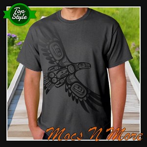 Fly high with our  Soaring Eagle Unisex T-Shirts! 礪 Snag one now for only $25.99 and add some Native American style to your wardrobe. ✨ Don't miss out on this limited edition design. ⏰ Get yours before they're gone! #UnisexTShirts #NativeAmericanStyle #SoaringEagle #FashionMustHave #TeeTime #MoccsnMore #Handbeaded #Moccasins #Footwear #ShopNow Shop Now https://mocsnmore.ca/products/unisex-tshirts-soaring-eagle | Mocs N More | Facebook