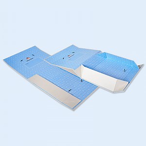 Hardcover Box Folding Box Ribbon Handle Packaging Custom Printing