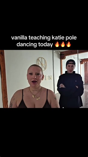 Vanilla's Fun Pole Dancing Lesson with Katie