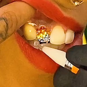 219K views · 402 reactions | Ramp up your smile with these crystal tooth gems. | Insider Beauty | Facebook