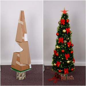92K views · 765 reactions | Creating a masterpiece with cardboard Christmas tree | MetDaan DIY | Facebook