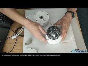 ZA8-JBMP2 | montaż kamery kopułkowej GENSTAR z serii ZN8