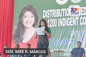 PANOORIN | Ilang mga batas at programa na pakikinabangan ng mga taga-Sulu ang ibinahagi ni Senator Imee Marcos sa pagbisita nito ngayong araw. Kabilang na dito ang kaniyang Senate Bill 2261 o ang convertion ng circumferential road sa Jolo bilang isang ganap na national road upang matiyak ang tuloy-tuloy na pagsulong ng Jolo at maging ang buong lalawigan ng Sulu. Kabilang din sa kaniyang developmental road project sa Sulu ang Maimbung-Indanan na napunduhan ng 15 milyong piso na pasok na aniya sa 
