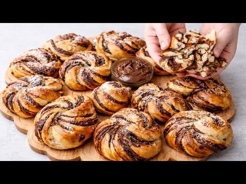 Chocolate Swirl Buns Recipe | Easy Homemade Rolls