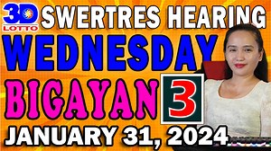 #swertreshearingtoday #swertresguide #swertres #swertresresults Mga panalong Swertres Guide para sa HOT NUMBERS Hearing Numbers tips at ANGLE Guide para manalo ngaung draw PAANO GAMITIN ANG "ANGLE GUIDE" : 👉👉👉 https://youtu.be/swo7IjuVc5U 👉 3D Swertres Hearing Today JANUARY 31, 2024 Tips, Number & Angle Guide SWERTRES HEARING TODAY CHAPTERS: 00:00 REVIEW OF SWERTRES 3D RESULTS 02:25 SWERTRES 3D HEARING AND NUMBER GUIDE TODAY 04:25 SWERTRES 3D BEST PAIRING AND COMBO TODAY 06:30 SWERTRES 3D AN