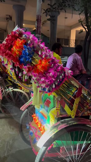 The fancy rickshaw in Dhaka is always fascinating. | Tanjina Islam