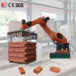 [Hot Item] Robot Code Programming System Teconical Robotic Arm Brick Block Palletizing Making Machine