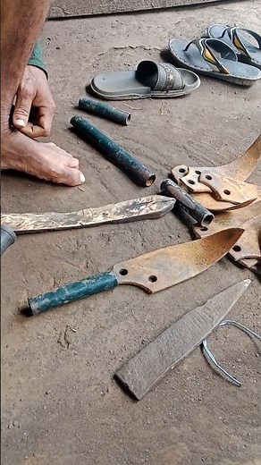 Making a long Duty Meat Cutting Machete 🎉#blacksmith #Handmade tools #MetalWorking #USA