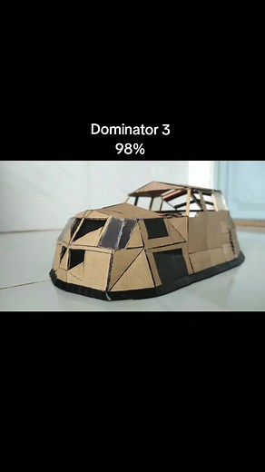 Dominator 3 Cardboard Build — 98% Complete Reed Timer Tornado
