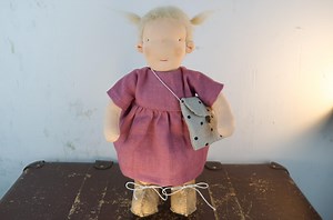 Traditional Waldorf Doll 11″ – Handmade Steiner Cloth Doll, Natural Organic Gift - Etsy