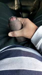 Horny teacher with huge veiny cock flashing and masturbating in bus