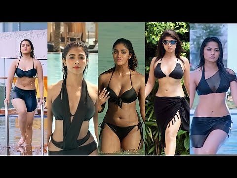 South Indian actress hot bikini compilation | indian actress bikini edit | bikini feast part 5