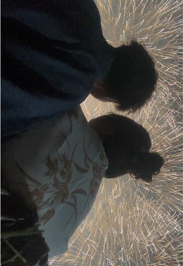 花火大会で近づいてみた｜田舎の夏の日本の風景