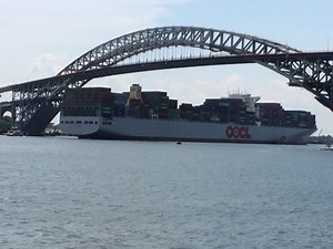 Humongous Ship Cruises Into Newark Bay, Sets Record In NJ, NY