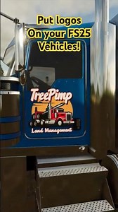 Put logos on your FS25 trucks! #fs25 #farmingsimulator22