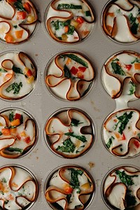 Turkey Veggie Egg White Cups