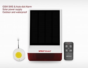 [Hot Item] Water Proof Outdoor Wireless Home Security Alarm GSM Solar Power Siren