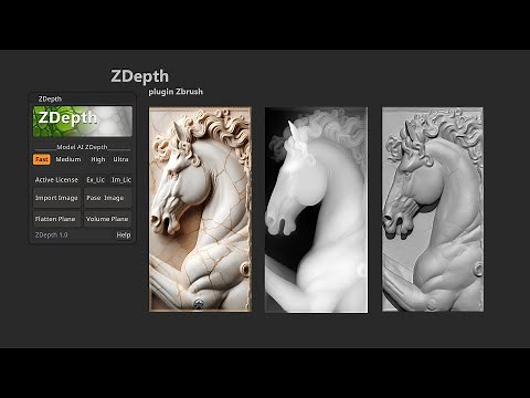 ZDepth Plugin for ZBrush Demo