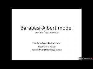 Barabasi albert model