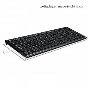 [Hot Item] Clear Acrylic Computer Keyboard Riser Plastic Keypad Display Stand