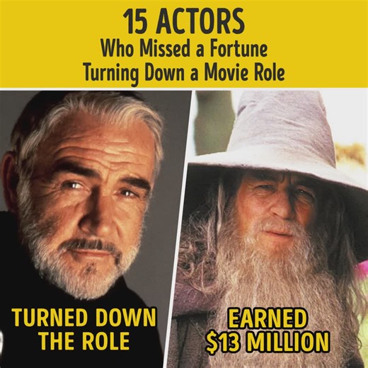 15 Actors Who Missed a Fortune Turning Down a Movie Role | You're Gorgeous