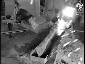 Blast furnace operations in 1940s 🎥📽🎬 #BritishPathè #metallurgy #metallurgicalengineering #Materialscience #manufacturingengineering #mechanicalengineering #manufacturing #ironmaking #steelindustry #steelmaking | Metallurgical engineering