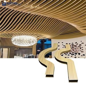 [Hot Item] Wave Fireproof Interior Aluminum Baffle Ceiling Decorative Suspended Curved Ceiling