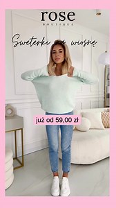 2.3K views · 63 reactions |  Te kolorowe, wiosenne sweterki to absolutny must-have w twojej szafie! Sprawdź nasze bestsellerowe modele zanim znikną!  | Rose Boutique | Facebook