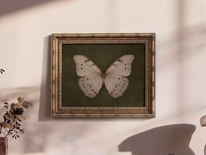 HUARCEY Vintage Landscape Canvas Wall Art Framed, Antique Sketch Forest Scenery Painting, Classic Rustic Nature Wall Decor with Ornate Gold Frame for Living Room Bedroom Office Hallway, 13"x16"