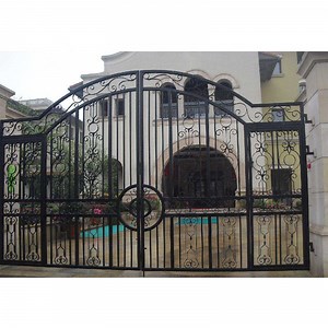 [Hot Item] Decorative Handforged Wrought Iron Grill Gate with High Quality