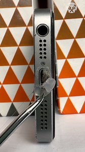 Using hot glue to clean iPhone charging port | Genius Panda