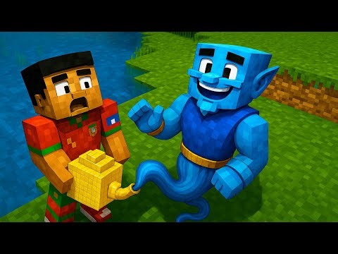 😨I SHOULDN'T HAVE WOKEN UP THE GENIE IN MINECRAFT!