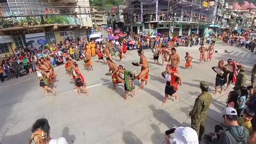 Barangay Bontoc Ili's vibrant performance during the Cultural Street Dancing competition at Am-among 2024 on September 15. #culture #festival #dance #AmamongFestival2024 | Igo Com