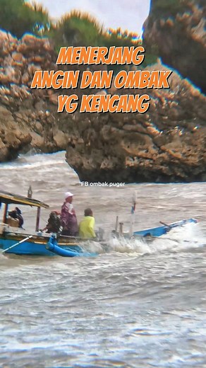 Angin sangat kencang Sorotan Sorotan Viral video #nelayan #puger #waves #sea #beach | Ombak Puger