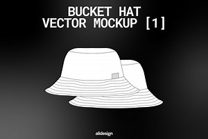 Bucket Hat Vector Mockup: Streetwear Fashion Tech Pack (digital File) - Etsy Canada