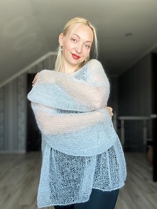 Oversized Loose Knit Pullover - Etsy Canada