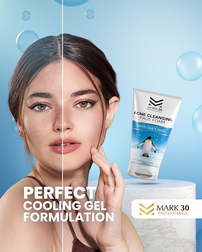 Our advanced acne clearing face foam, featuring a perfect cooling gel formulation, works deep to clear dust, dirt, and excessive oil, leaving your skin refreshed and revitalized. Enjoy a flawless complexion with every use. mark-30.com ✅ Guaranteed Original Products ✅ Cash On Delivery All Pak ✅ Amazing Discounts & Deals ✅ 3 to 5 Days Delivery Time  Order your favorite products from our Web Store. #Mark30 #Professional #acnecleanser #facefoam | Mark-30 | Facebook