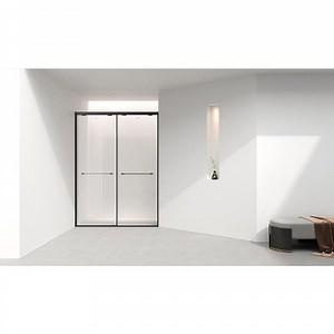 [Hot Item] Modern 8mm Glass Sliding Frameless with Square Appearance for Bathroom Hotels Shower Cubicle