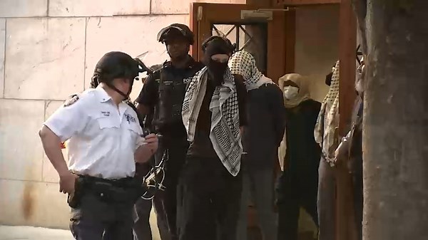 Pro-Palestinian protesters take over room in library at Columbia; dozens in custody