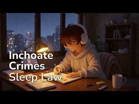 Learn Criminal Law In Your Sleep: Inchoate Offenses & Accomplices 💤📘