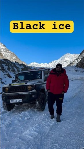 Jimny drive in FREEZING Black Ice Over Shinkula Pass At -20°C?